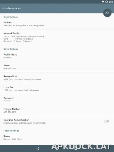 Shadowsocks скриншот 5
